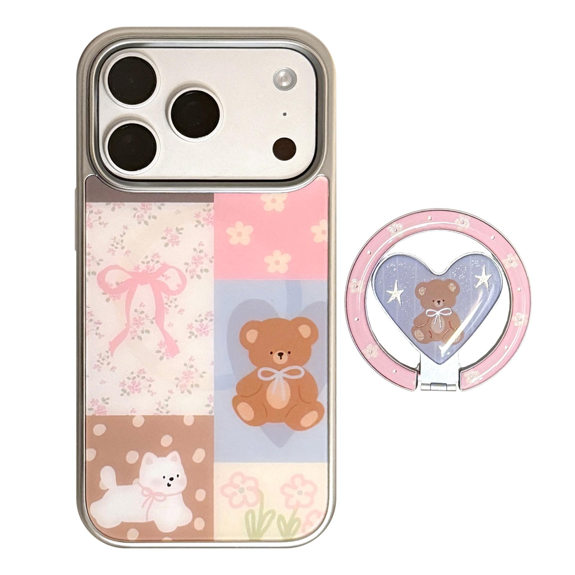 Flower Magnetic Mount Phone Case for iPhone 16, iPhone 17, and iPhone 17 Pro Max iPhone 11