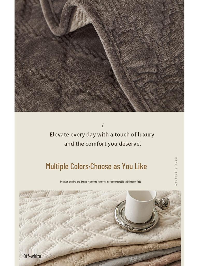 Hochwertiges rutschfestes Plüsch-Sofakissen für Ledersofas - Perfekt für Herbst und Winter