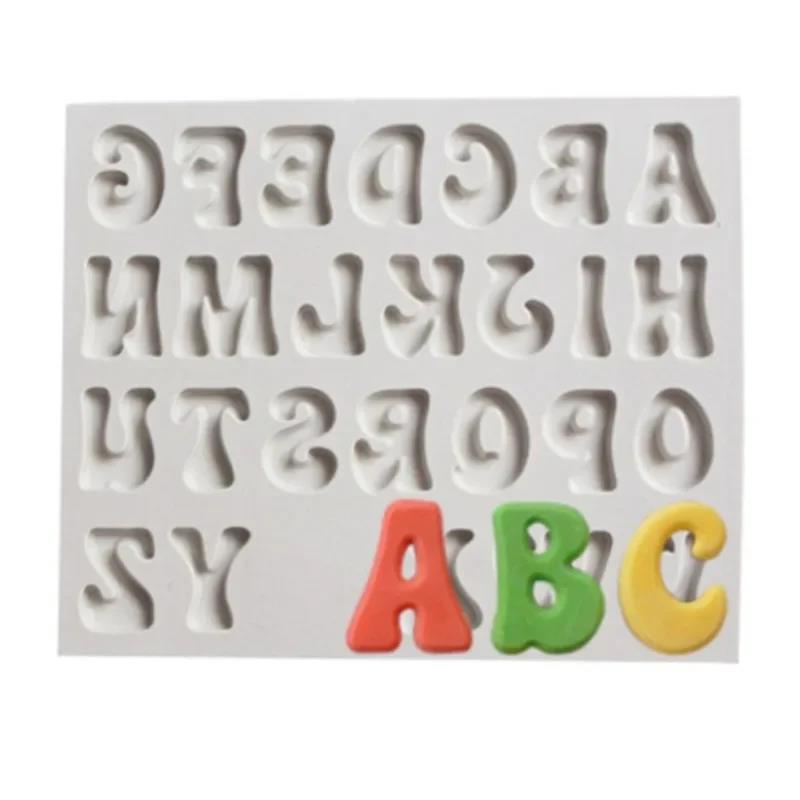 

Модная силиконовая форма для шоколада в виде 3D алфавита и цифр, 1 шт., для самостоятельного украшения торта, выпечки, идеальный гаджет, кухонные принадлежности