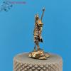 Hot Antique Monkey Sun Wukong Miniature Figurine Craft Mini Golden Cudgel Wu Kong Statue Model Desk Ornament Home Car Decor Craf