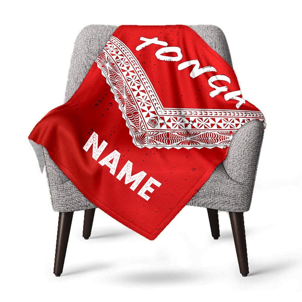 Tonga Home Customize Your Name Blankets Comfortable Soft Lightweight Allseason Multipurpose Blanket For Picnics Sofas Offices Beds Living Rooms