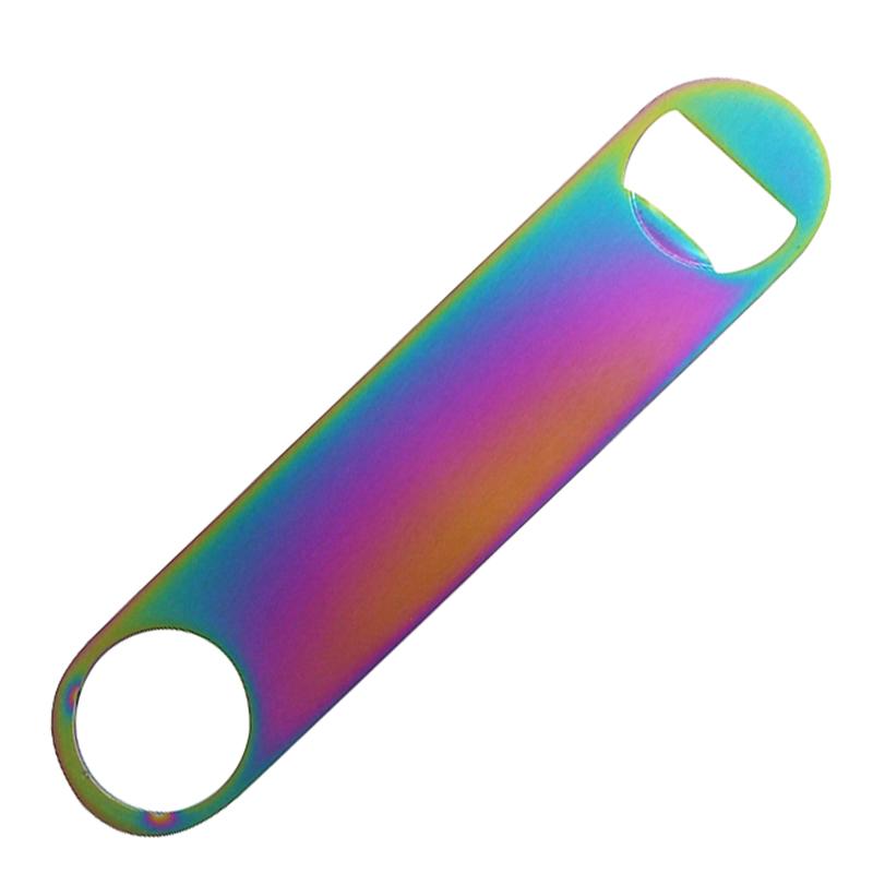 Apribottiglie Piatto in Acciaio Inossidabile Robusto, Apribottiglie per Birra, Apribottiglie Rapidi per Cucina, Bar, Accessori per Bar