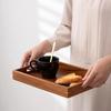 South American Walnut Wood Tray Rectangular Tray Tea Tray Household Tea Cup Storage Dessert Tray Restaurant Hotel Kitchen Decors