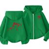 Children's Hooded Pullover Long Sleeve Jacket for Everyday Wear