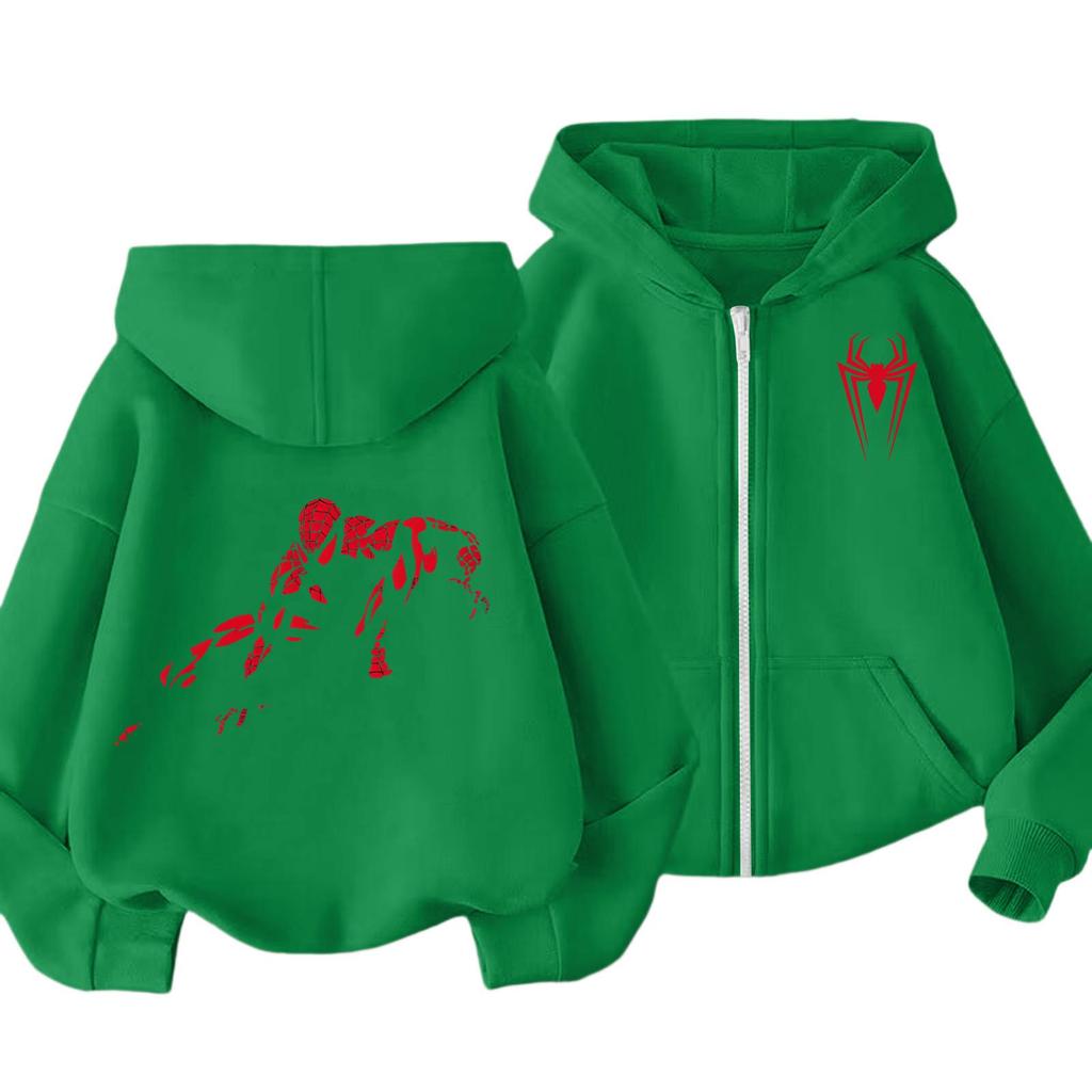 Children's Hooded Pullover Long Sleeve Jacket for Everyday Wear