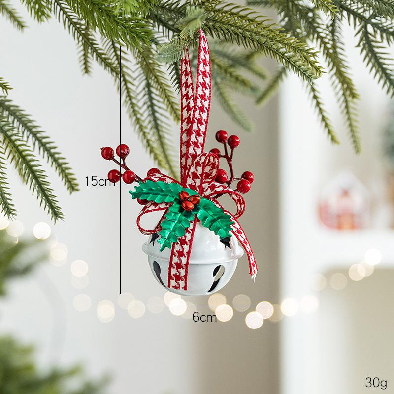 Christmas Bow Tie 1Pcs Delicate Bowknot Bells Christmas Gift Bows With Small Bells DIY Bows Craft Christmas Tree Decoration