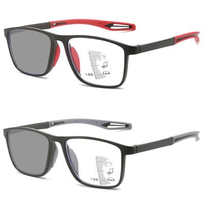 Photochromic Anti-Blue Light Reading Glasses Multifocal Progressive Near Far Sports Sunglasses Eye Protection Presbyopic Glasses