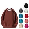 Men's Women's 100% Cotton Oversized Winter Clothes Plus Velvet Top Blouse Long Sleeve T-Shirts Pullovers Sweatshirts For Men