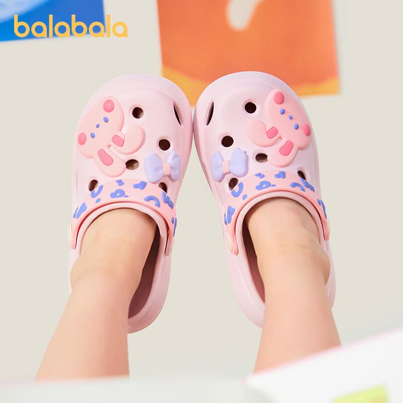 Balabala Kids Cartoon Rabbit Clog Sandals 140