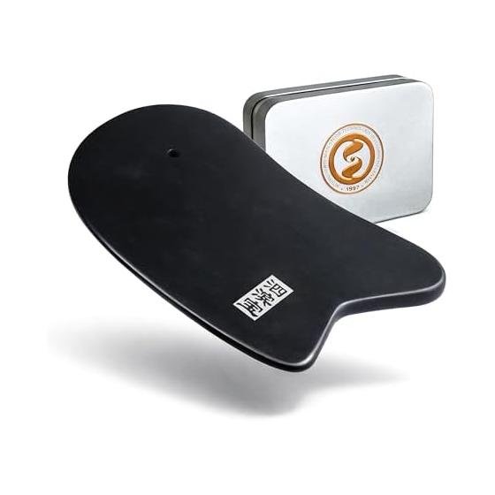Sahama Gaseki Kassa Plate, Natural Stone, Multifunctional Kassa Plate, For Face Care, Massage, Pressing Pressure Points, For Face, Neck, Shoulders,