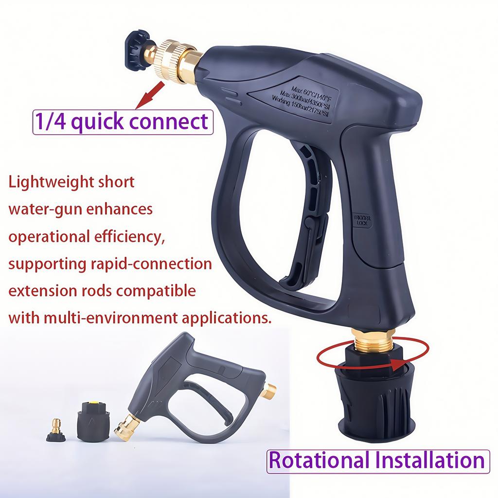 High Pressure Washer Gun for Karcher K2-K7&Nilfisk- Multi-Function Quick Connect Nozzle, Heavy Duty Cleaning for Car & Home