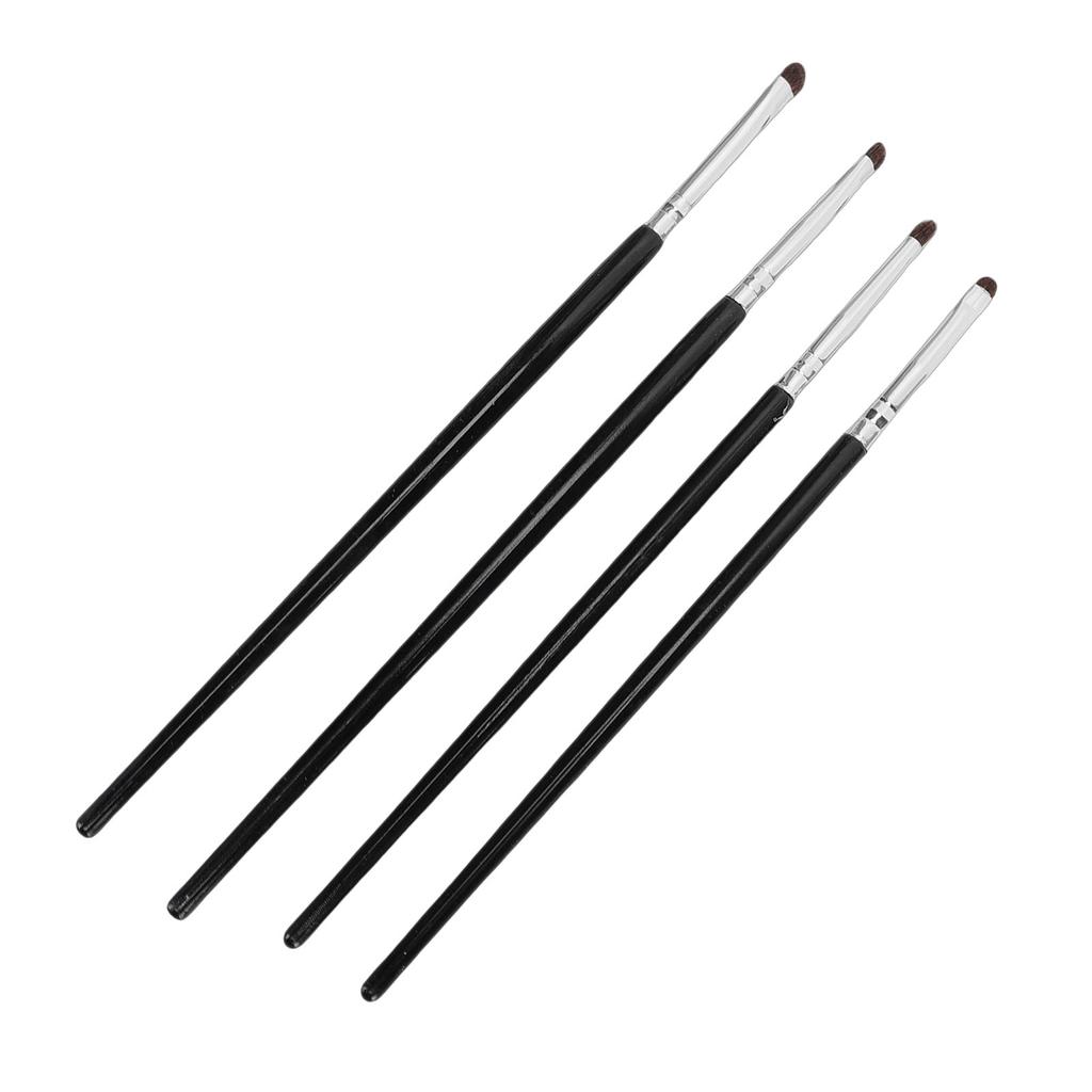 3 Set 4 Pcs Eye Makeup Brush Set Small Smudge   Eyeshadow Brushes for Concealer Highlighting Blending