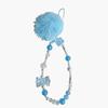 Hair Ball Beaded Phone Straps Sweet Girl Cellphone Pendant Mobile Phone Chain  Bag Pendant