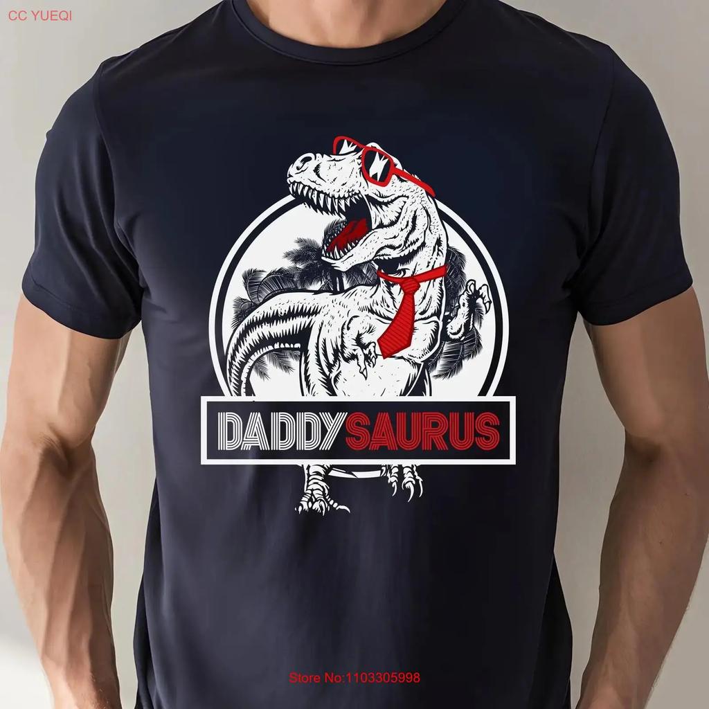Daddysaurus T Shirt Jurasskicked Dinosaur Dad Fathers Day Dino Party For Him Funny Vintage Comfortable Unisex