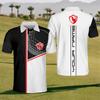 Funny Mens Golf Polo Shirts Fashion Trendy Short Sleeve 3D Printed Summer Polo Shirt Loose Breathable Lapel Button Tees Tops