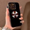Game R-Resident E-Evil Phone Case for iPhone 17 17Air 16 15 14 13 12 11 Pro Max Plus Colorful Silver