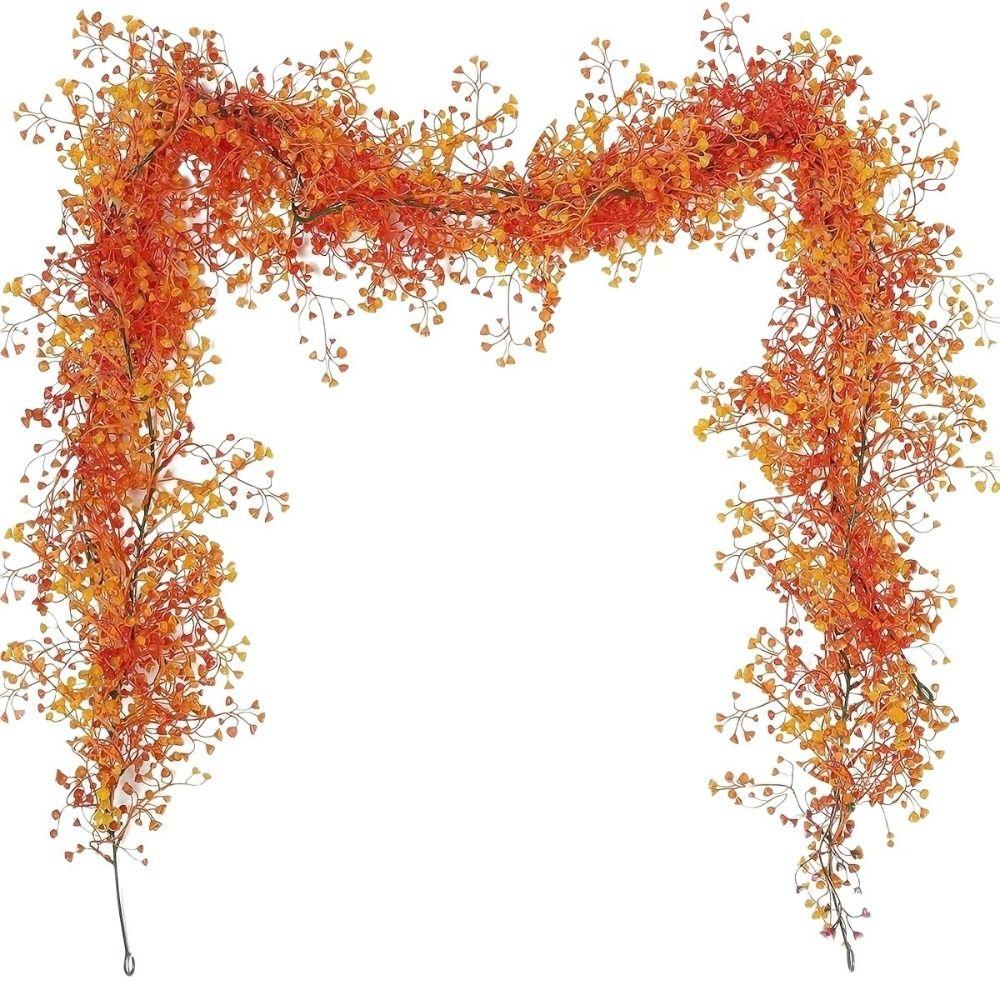 Realistic Black Fake Vine Fall Garland Ferns Realistic Vines Decor for 1PC Home Wall Decor