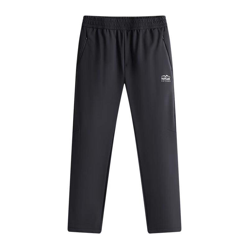 NVG·YOUNG Men's Fleece-Lined Winter Straight-Leg Outdoor Casual Pants