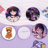 Anime Serial Experiments Lain 32/44/58mm Simple Button Pin Snap In Design Cartoon Brooches Daily Stylish Ornament Handmade Badge