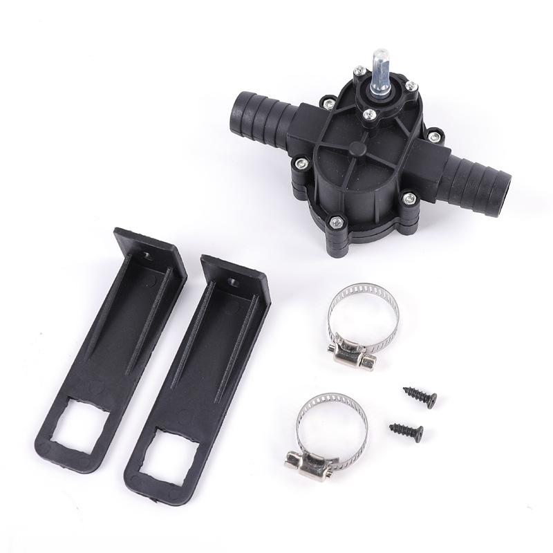 Portable Electric Drill Pump Diesel Oil Fluid Water Pump Mini Hand Self-priming Liquid Transfer Pumps Home Garden Outdoors