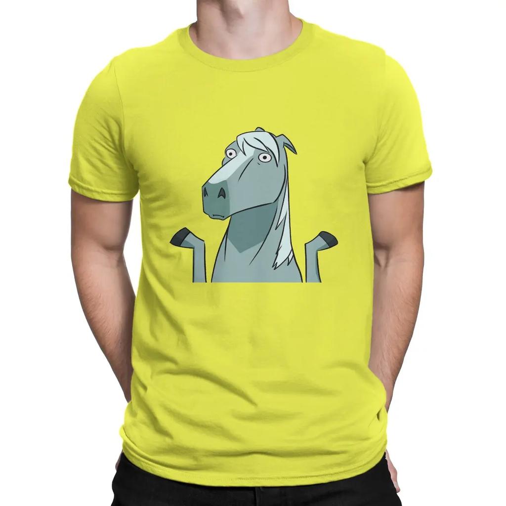 Centaurworld T-Shirts für Pferde Simplicitys Vintage Reines Baumwoll-T-Shirt Rundhals Kurzarm T-Shirts Sommerkleidung Unisex