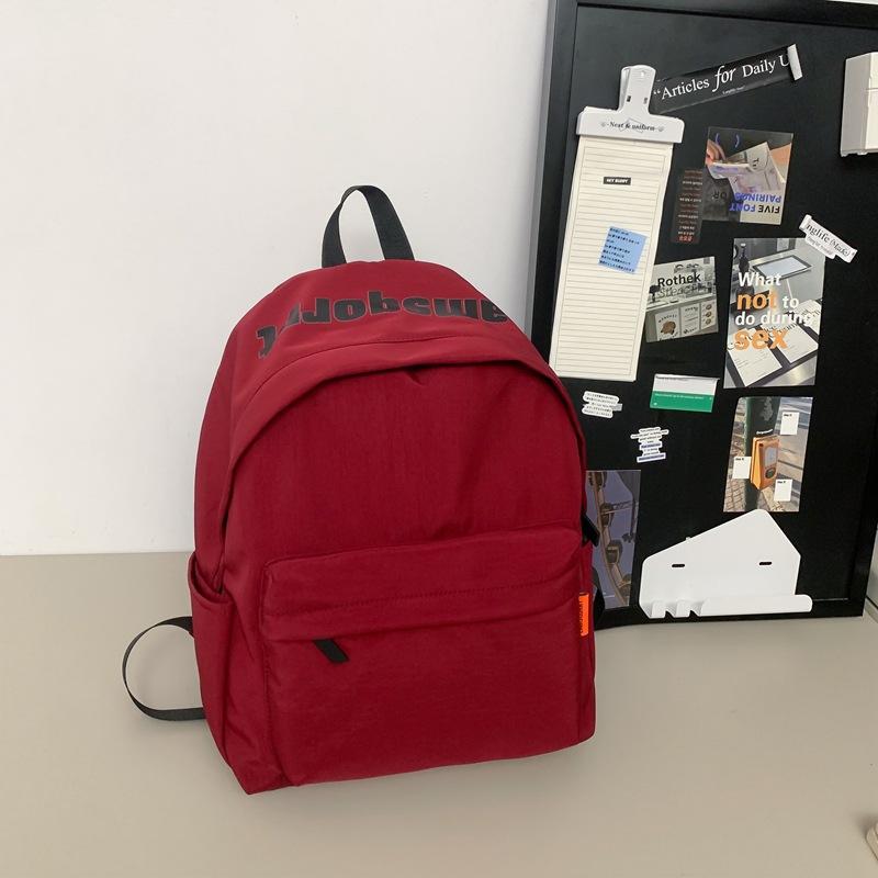 Backpack male college student fashion large-capacity schoolbag female high school student travel lightweight large-capacity computer backpack tide