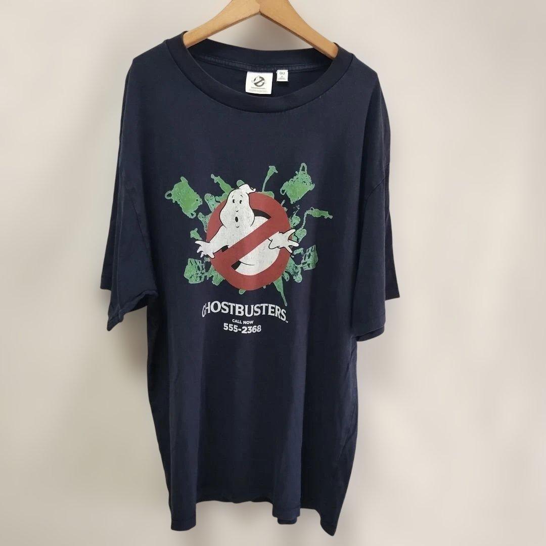 GU X GHOSTBUSTERS T-shirt Navy Size M S
