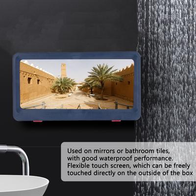 Badezimmer-Telefonhalter ohne Bohren Wasserdichte Wandhalterung Tablethülle Wandmontage Telefonständer Freihändig