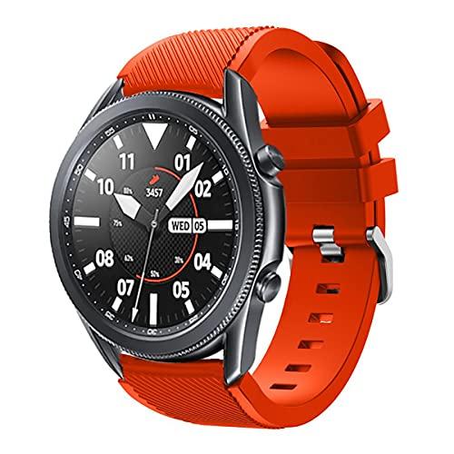 Classic 22mm Silicone Strap For Samsung Galaxy Watch 3 45mm/Huawei Watch 3/GT2 Soft Sport Bracelet Wristband For Amazfit GTR 47mm Correa