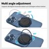 Aramid Fiber Magnetic Ring Holder with 360 Rotation Finger Kickstand Phone Grip Compatible with iPhone and Samsung Smartphones