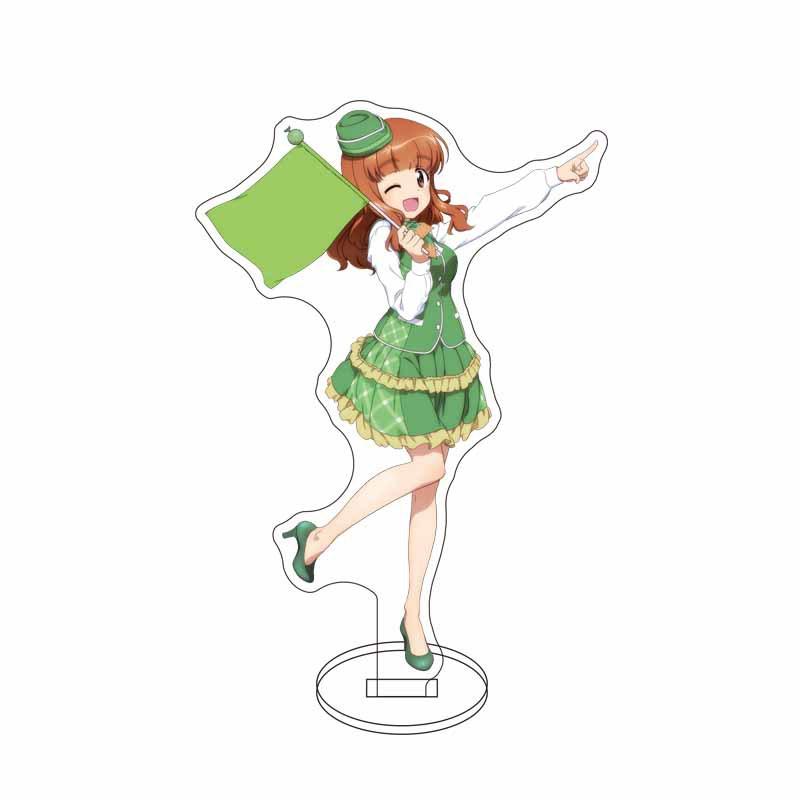 GIRLS und PANZER Nishizumi Miho Isuzu Hana Acrylic Stand Model Plate Keychain Desk Decoration Friends Gift Figure Display