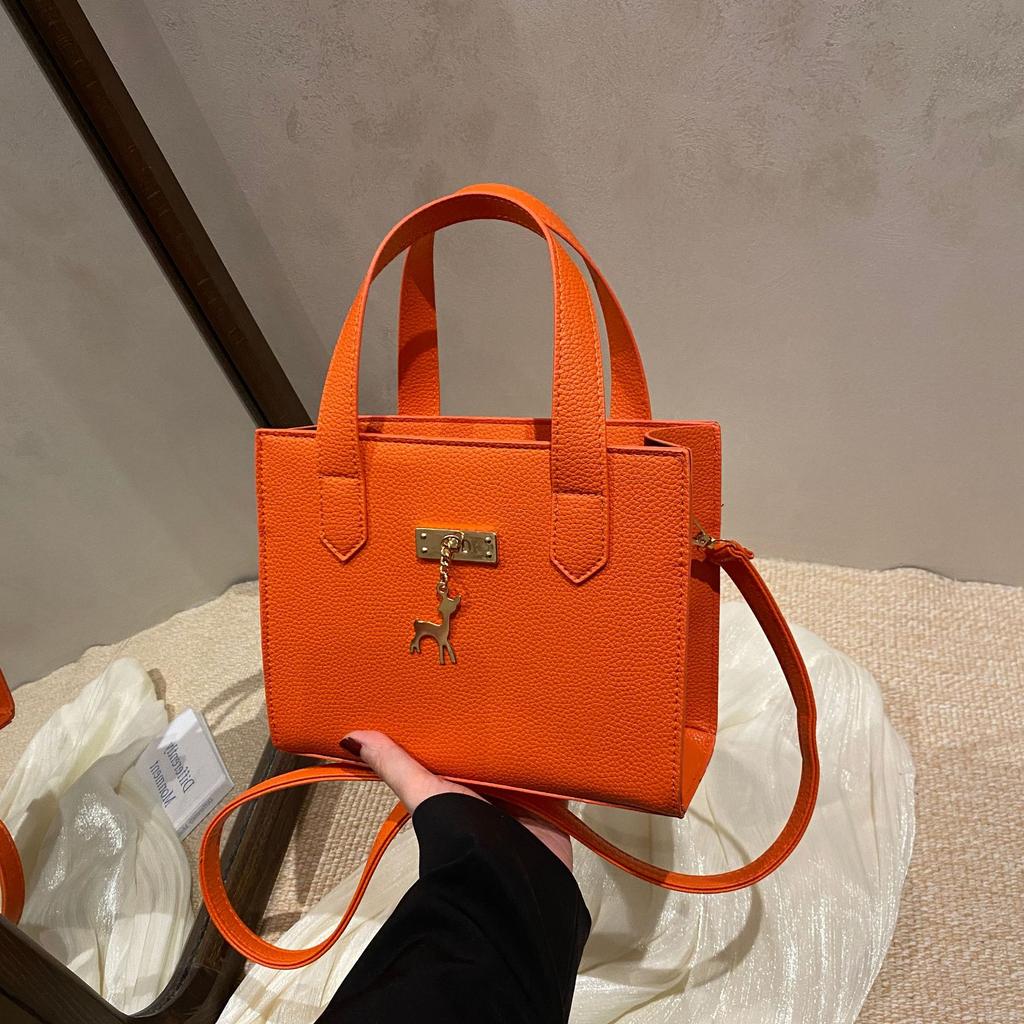 Bags Handbag Women's 2025 New Trend Fashion Casual Shoulder Satchel Underarm Solid Color Small Square Bag