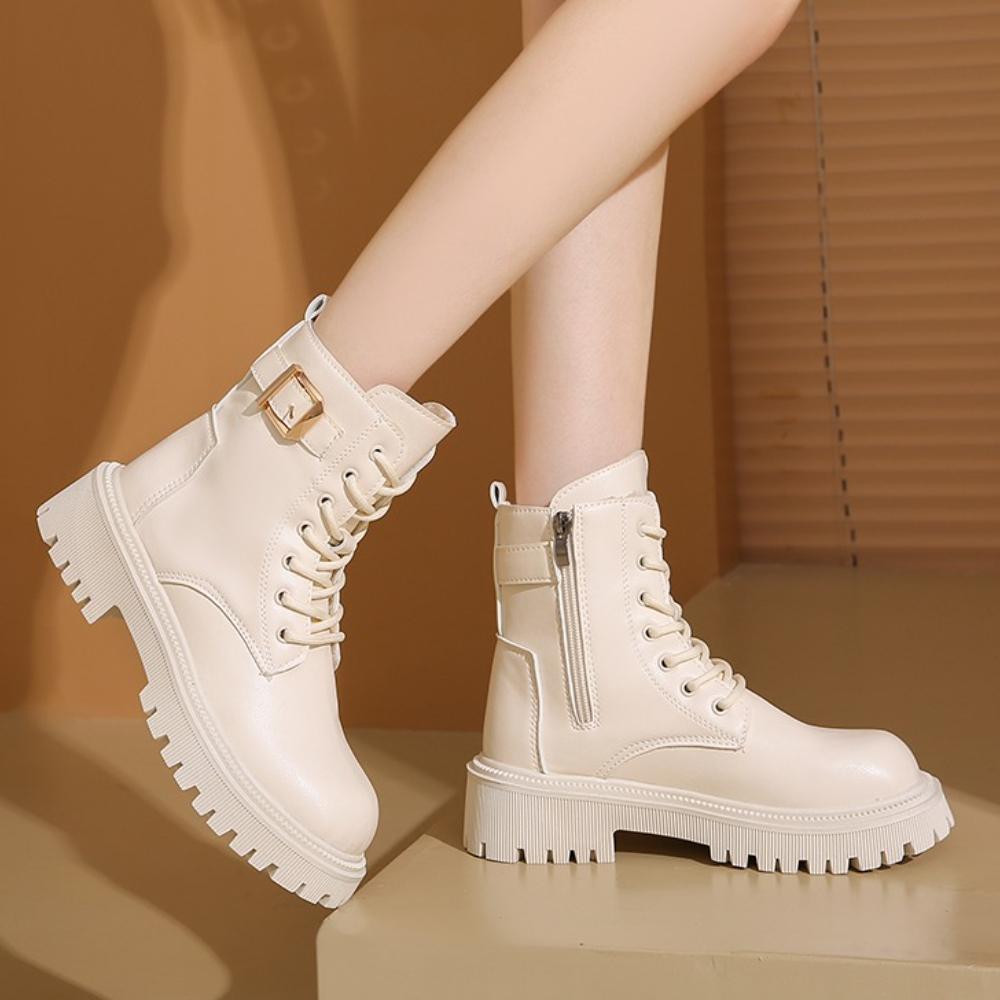 

Sexy Elegant Winter Knight New Color Round Toe Velvet Warm Comfortable Trendy Women Ankle for Adult Women 35