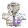 Stuffed Animal Padded Jacket (10-15cm) Silver, Perfect for Plush Clothes, Kigurumi Accessories, Otaku Activities, Dolls, Mascots, K-Pop Dolls, and