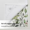 Handun Floral Double-Layer Polyester Shower Curtain