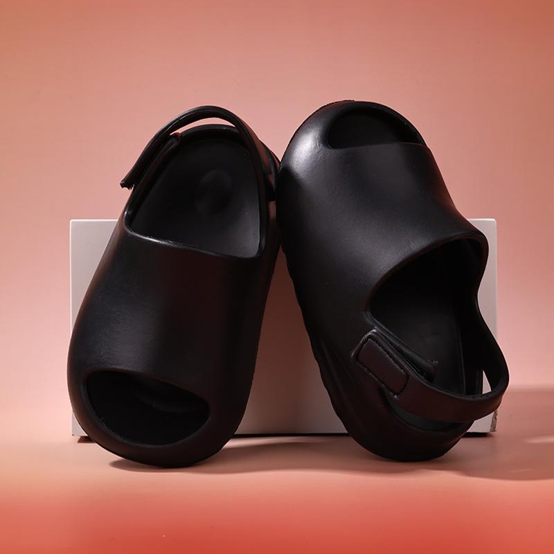 Children's Slippers Girls and Boys 2025 New Summer Indoor Home Non-slip Baby Eva Velcro Cool Slippers
