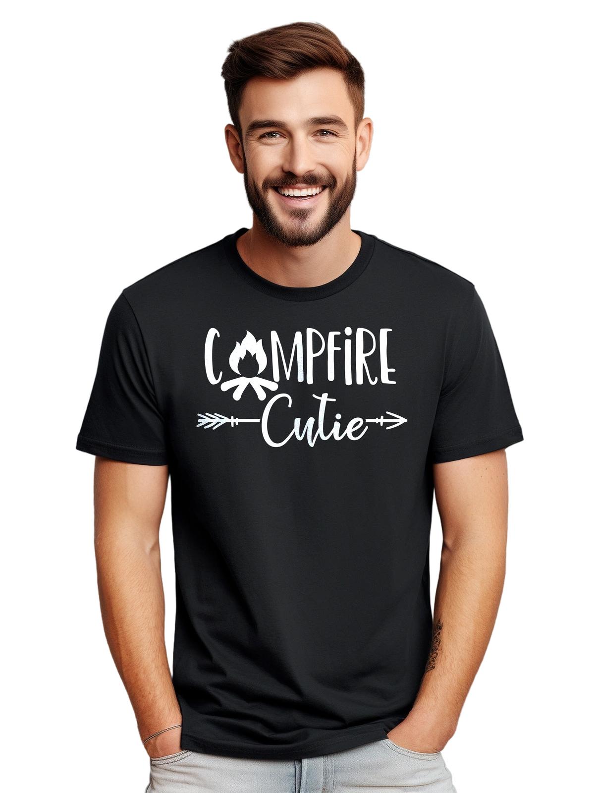 Campfire Cutie T-Shirt Mens Womens Tees Top - Funny and Flaming! 100% cotton, Funny T-Shirt Mens Womens Tees Top, Unisex P S