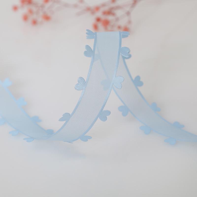 2,5 cm Nou Panglică de Dragoste de Ziua Îndrăgostiților Cutie Cadou DIY Accesorii Lucrate Manual Panglică 3,8 cm Fundă Pliată Material Panglică Fundă Panglică DIY Floare Lucrată Manual