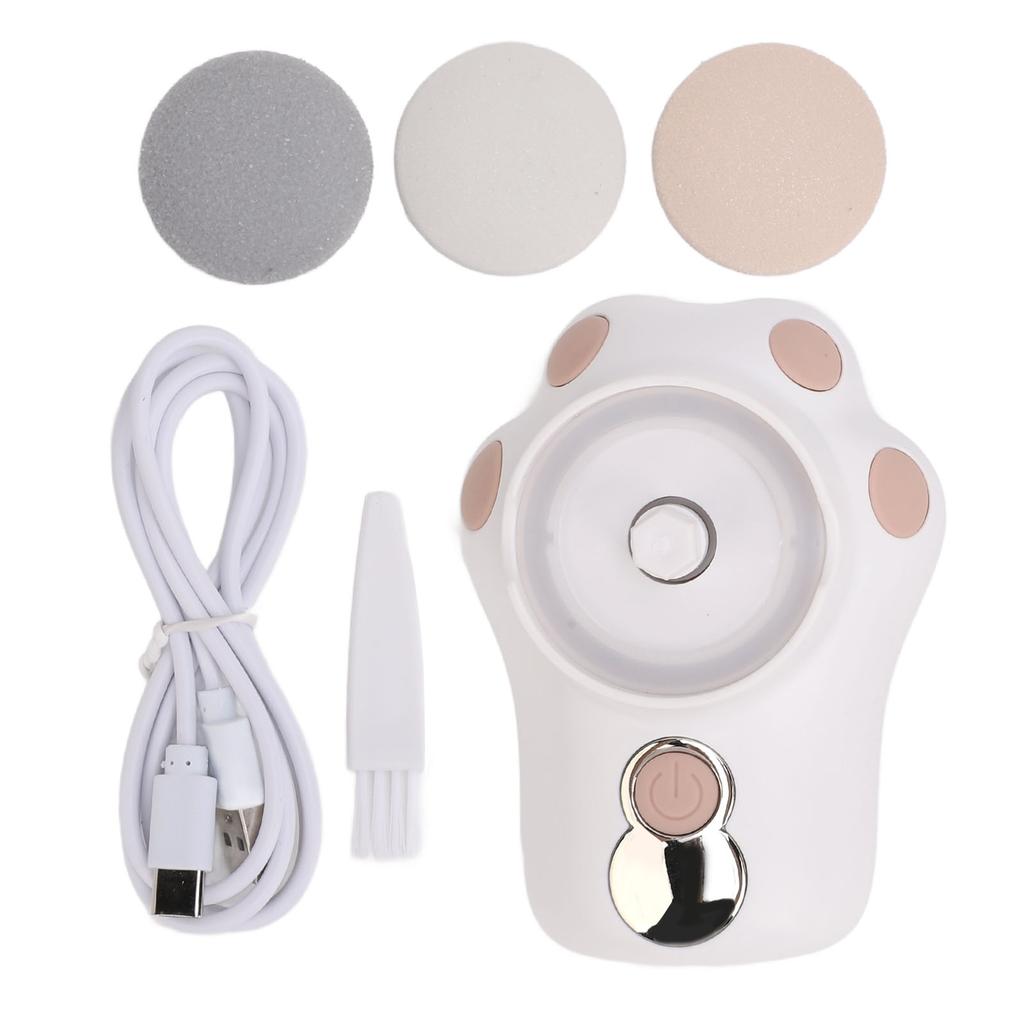 Pila electrică pentru calusuri, reîncărcabilă, portabilă, electronică, instrument de pedichiură pentru piele moartă și dură