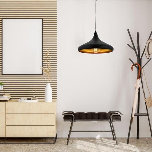 

Pera Black Single Modern Retro Pendant Lamp Retro Living Room Chandelier