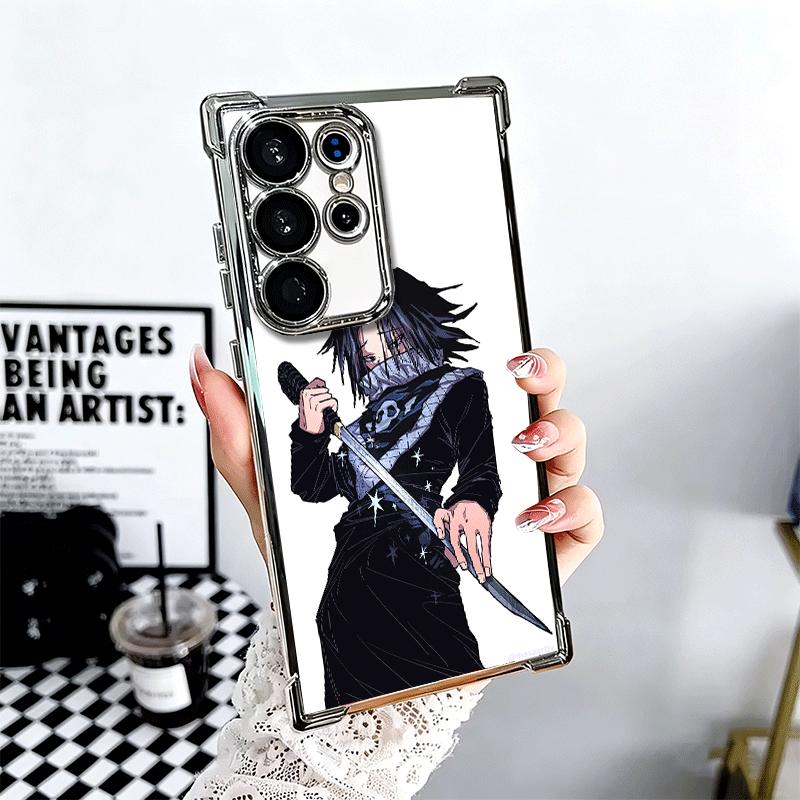 

Hunter X-Hunters Feitan Portor Soft Phone Case For Samsung Galaxy S26 Ultra S25 Edge S24 FE S23 Plus S22 S21 + S20 Plating Anti- Samsung S25