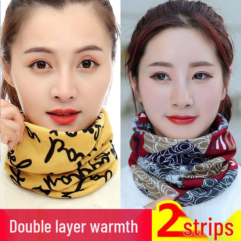 Men's Thermal Multifunctional Neck Gaiter: Windproof, Thickened Headscarf and Face Mask for Outdoor Cycling.