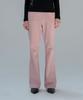 Mosyupamosyu Semi-Bootcut Pants [Pink]