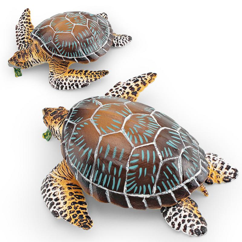 Sea Turtle Figurine Realistic Tortoise Toys Colorful Educational Turtle Toy For Children Boys Girls