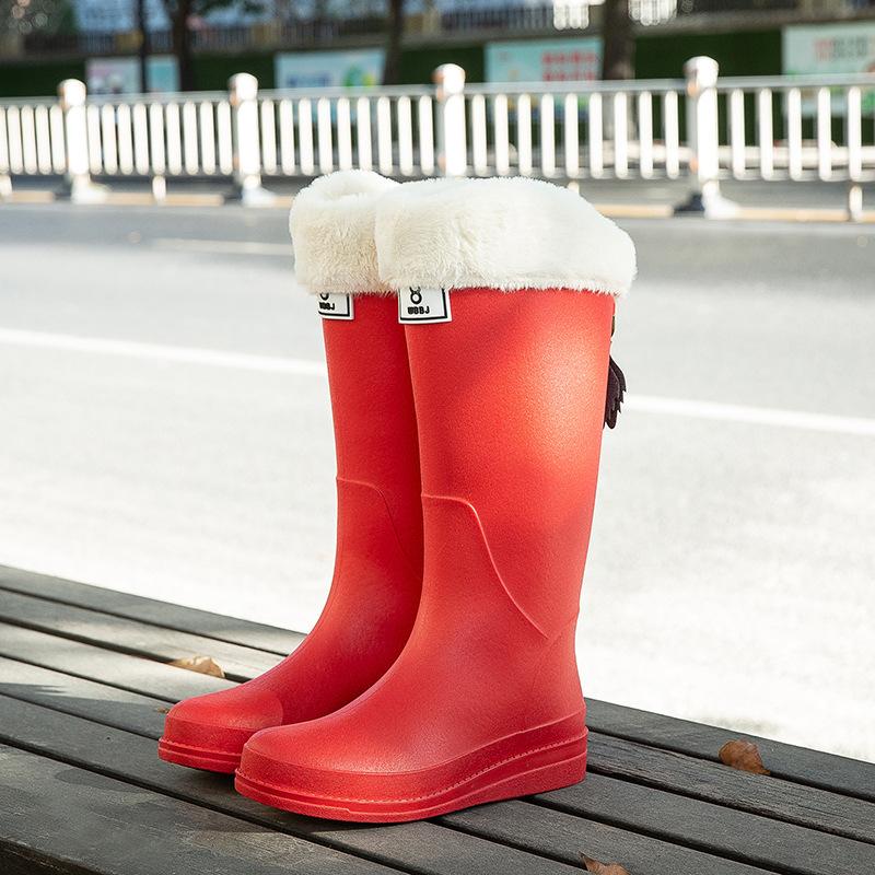 

Высокие женские водонепроницаемые ботинки, нескользящие и износостойкие, дождевые ботинки, модная корейская версия, верхняя одежда для взрослых, водонепроницаемые сапоги, дождевые сапоги 39