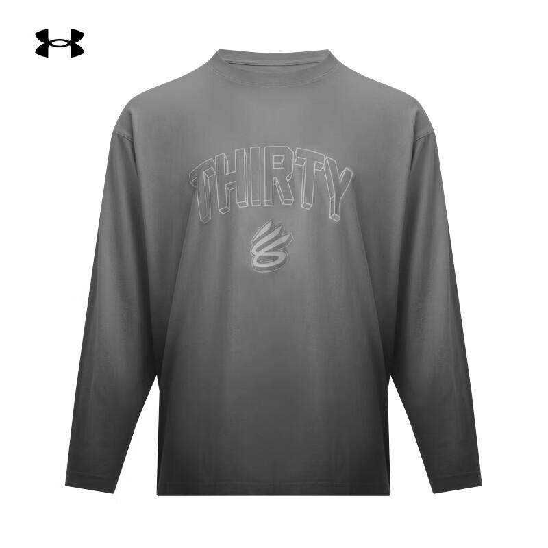Under Armour Curry Men s Printed Basketball Long Sleeve T-Shirt L