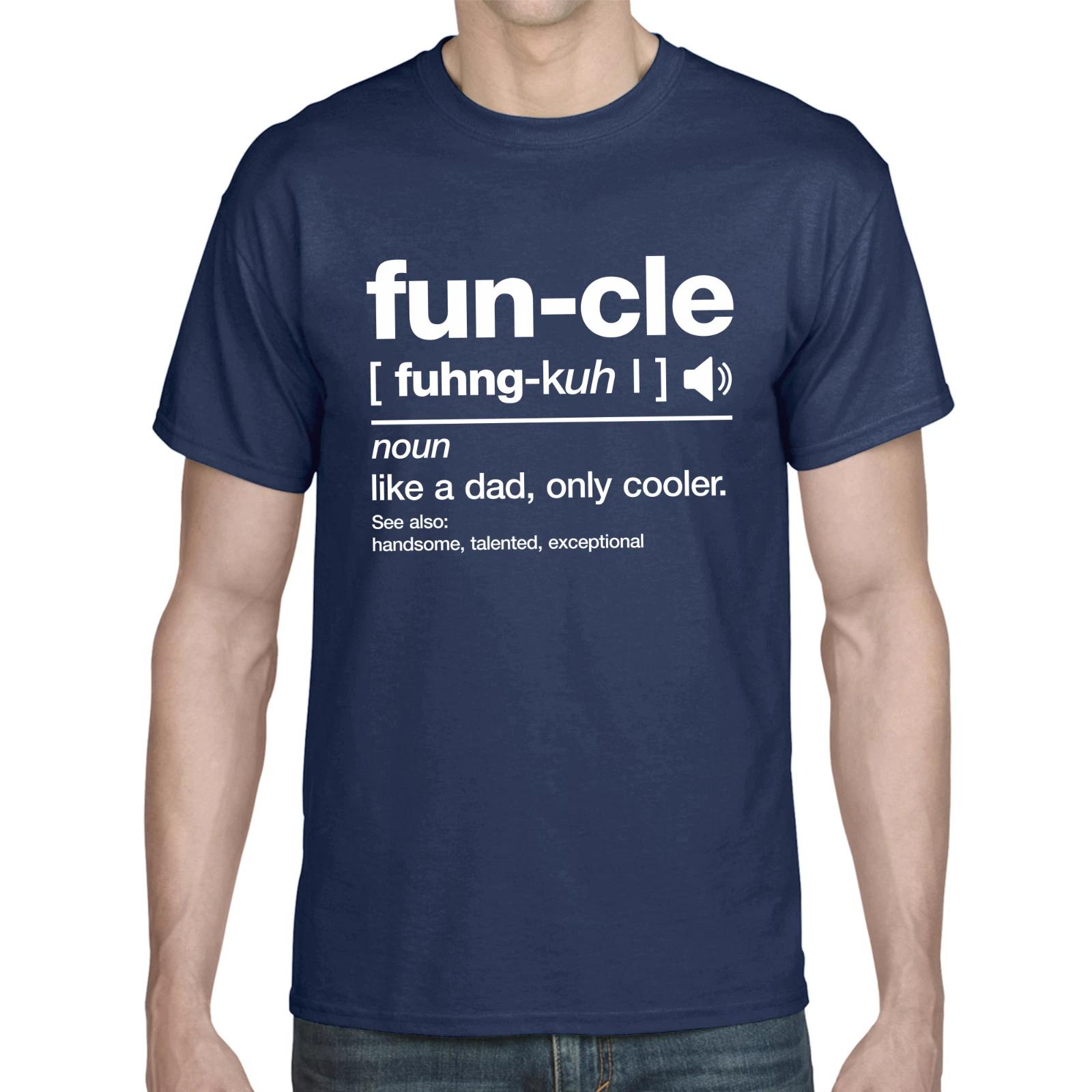 Men s and Women s T-shirts Fun-Cle Funcle Uncle Gift Idea Patter Comedy Funny Fun XL