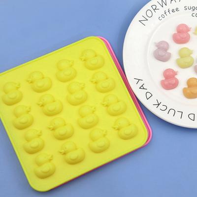 Decorazione per Torta Riutilizzabile Resistente al Calore Forma Anatra Texture Chiara Stampo per Cubetti di Ghiaccio Gadget da Cucina Stencil per Torta
