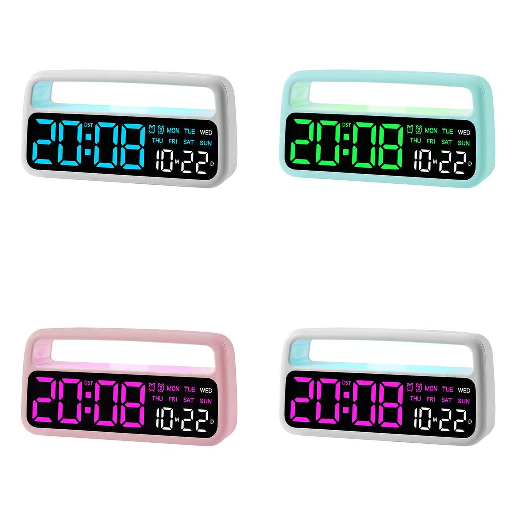 Multifunctional Digital Clock With Led Light And Calendar For Living Room Decor