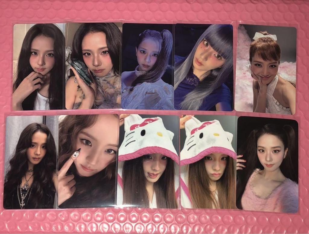 [USED] blackpink AMORTAGE POPUP with muu Jisoo trading card